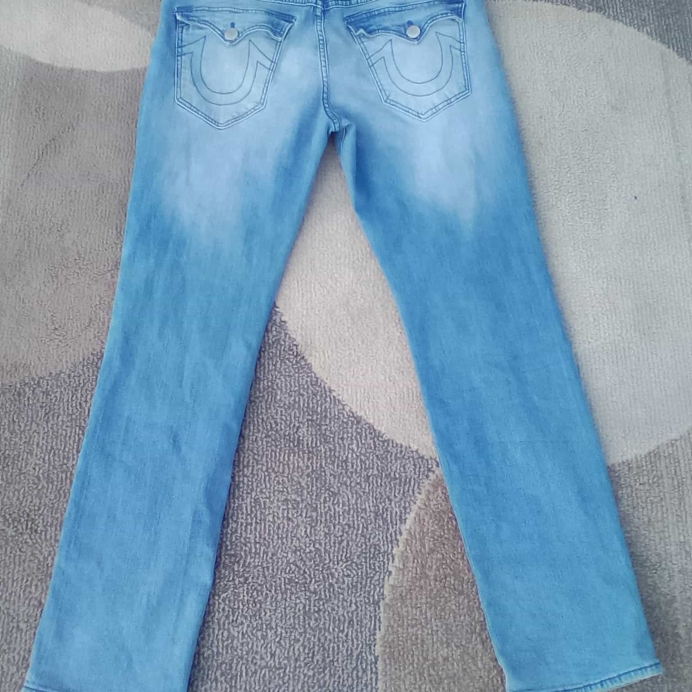 True Religion Stylish Blue Jeans for Men Size 36